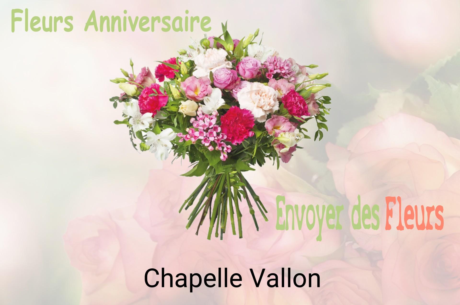 Bouquet de fleurs d’anniversaire livré à Chapelle-Vallon