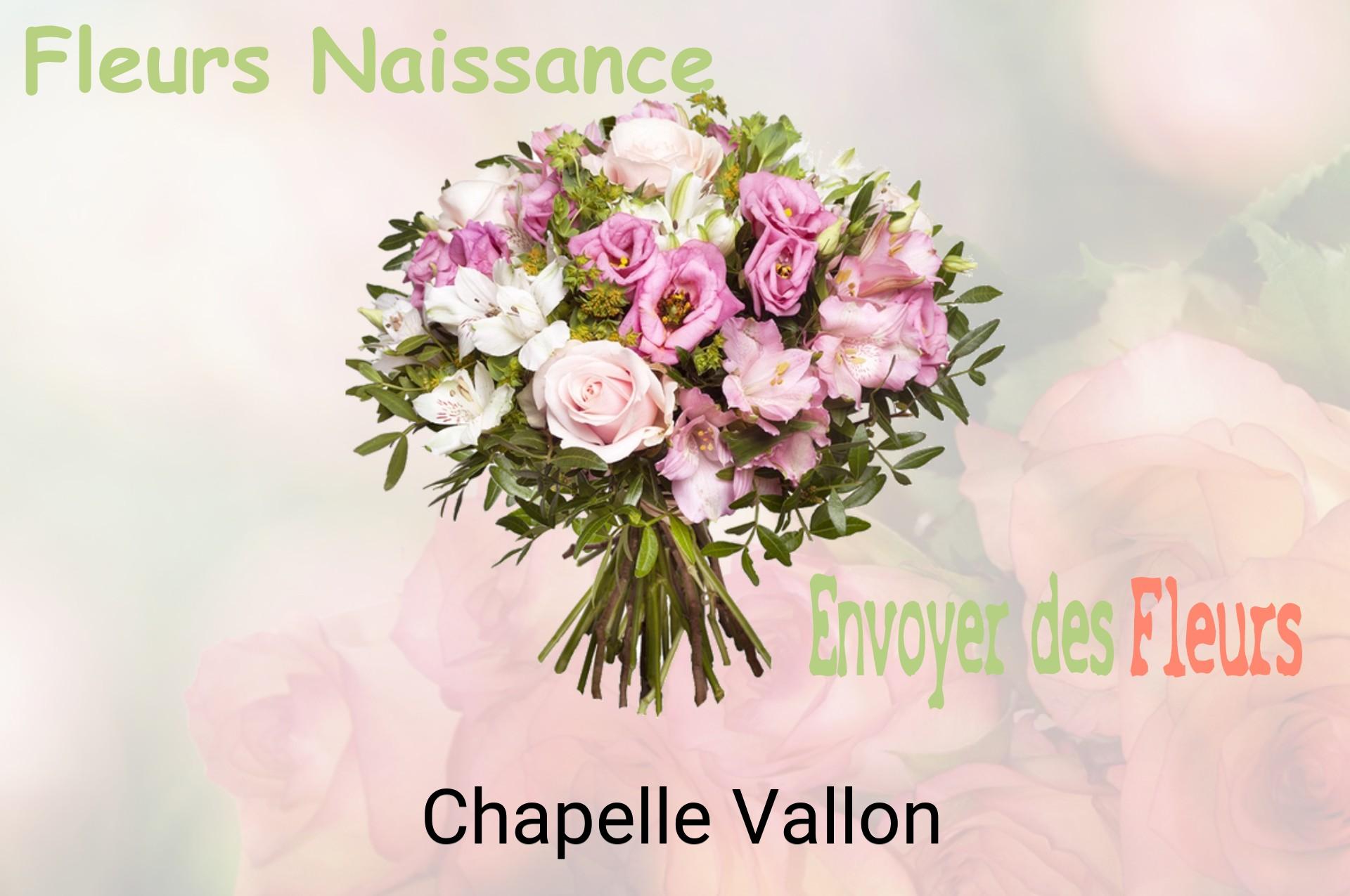 Bouquet de fleurs de naissance livré à Chapelle-Vallon